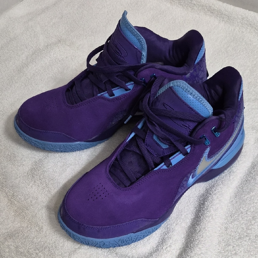 Nike Purple and Blue Athletic Shoes